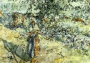 Carl Larsson pa vall i hagen Spain oil painting artist